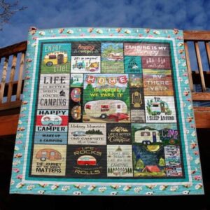Home Is Where We Park It Quilt Blanket Th19  Quilt